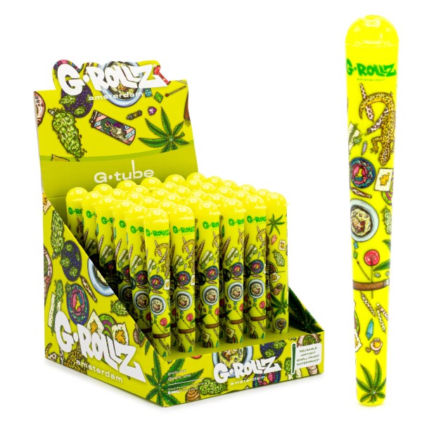 G-Tube | Amsterdam Picnic Yellow Cone Holders 36pcs in Display