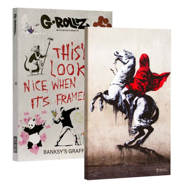 G-Rollz | Banksy&#039;s Graffiti - NAPOLEON Canvas (48x67.5x2.5cm)
