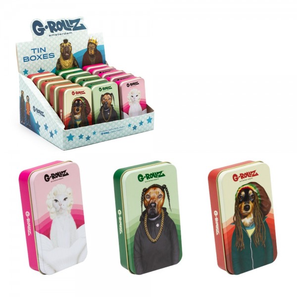 G-ROLLZ | Pets Rock - Medium Storage Boxes Set 1 - 15pcs, 11.5cm x 6.5cm x 2.3cm