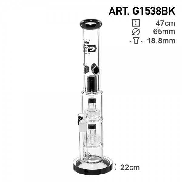 Grace Glass | Multi Percolator Bong Black