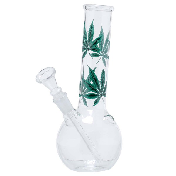 Hoja | Multi Leaf Glass Bong- H:22cm - Ø:36mm - Socket:14.5mm