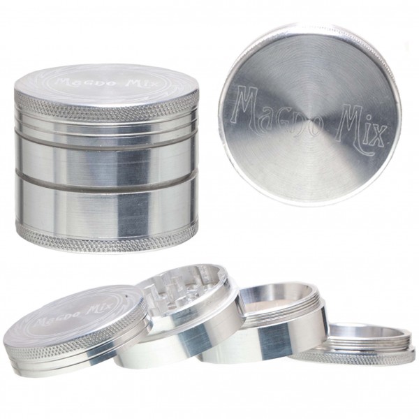 Magno Mix | Grinder- 4partes - Ø:50mm- Plata