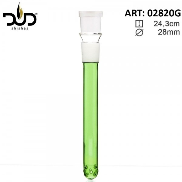 DUD Shisha | Replacement diffuser Chillum for DUD Glass Hookah art 02817G - GREEN