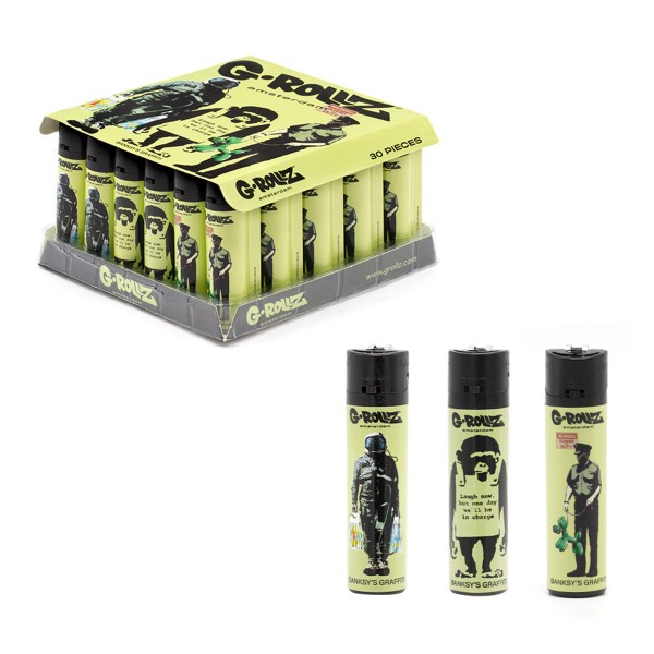 G-Rollz | Banksy's Graffiti Lighters 30pcs in Display