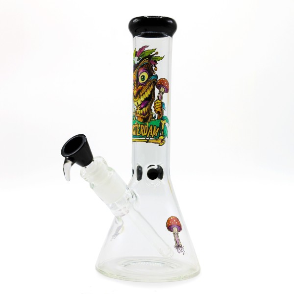 Tiki - Beaker Bong White H:26cm - Ø:40mm - SG:18.8mm