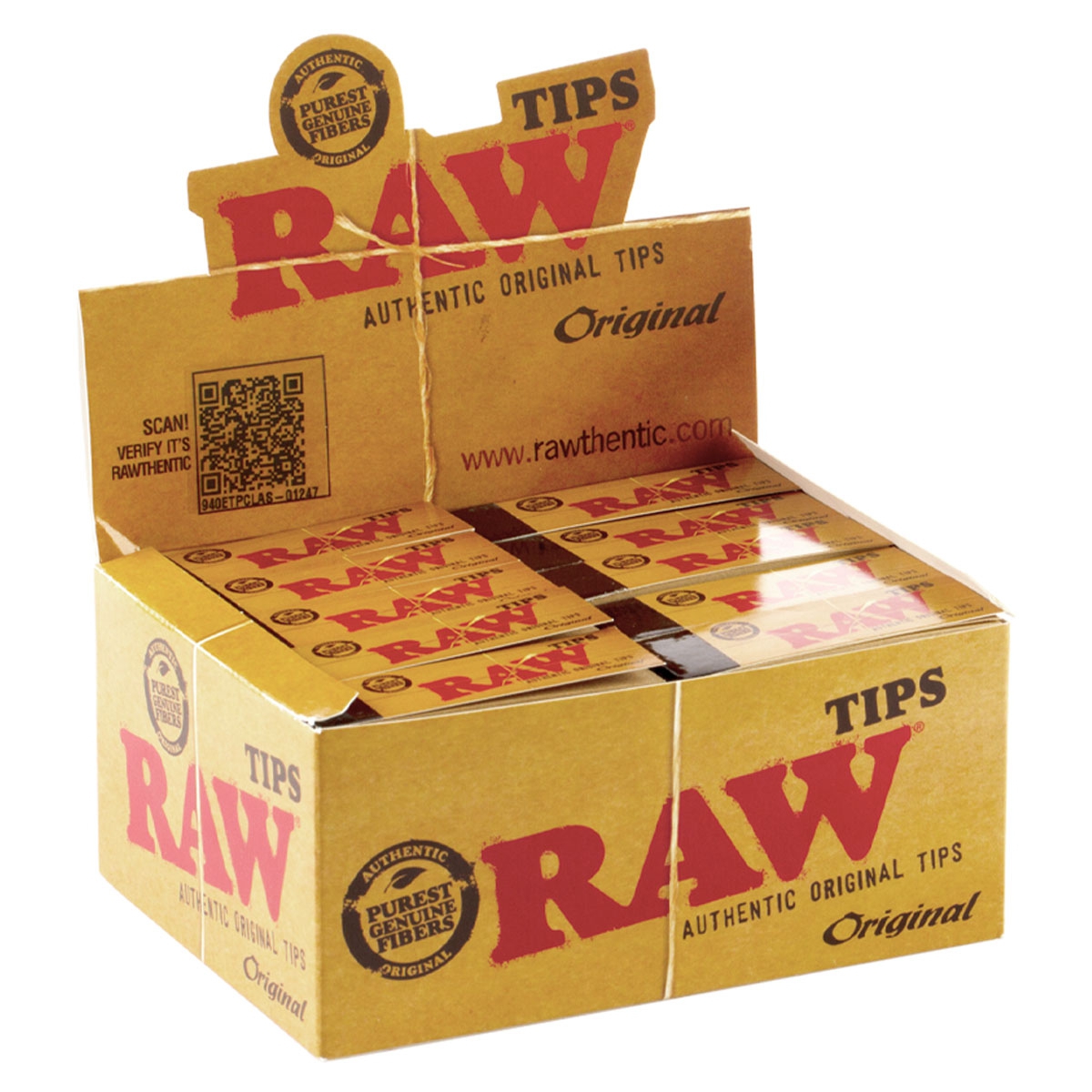 Raw Tips Natural Unrefined Tips Original 5 packs 