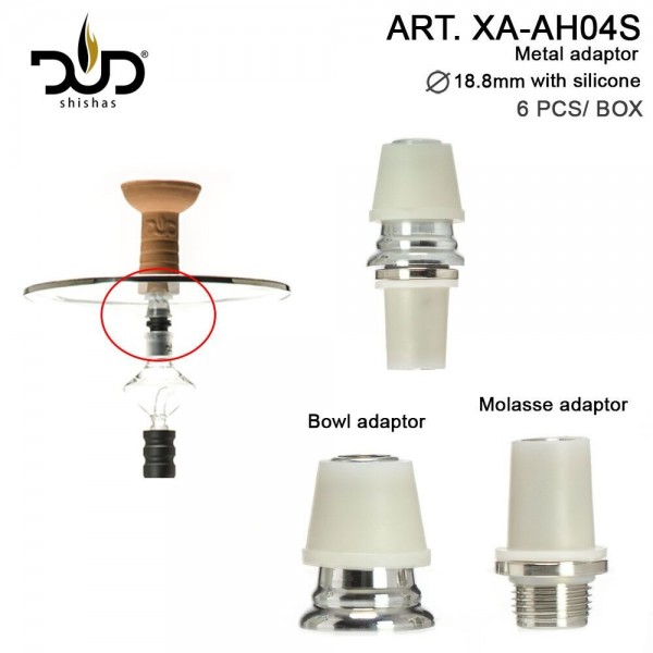 DUD Shisha | Metal Adapter for Molasse Catcher - 6 pcs in display