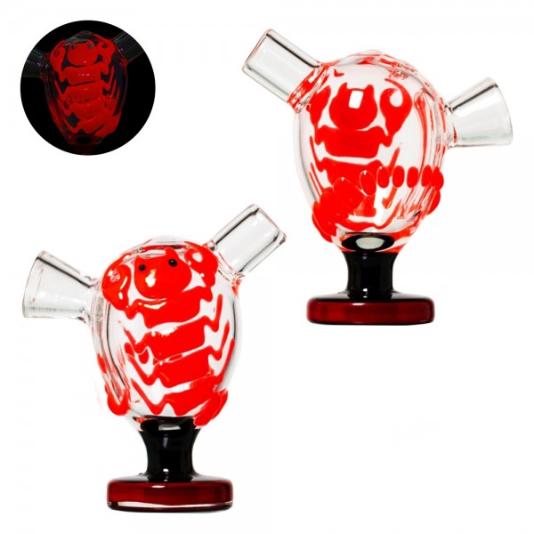 Grace Glass | Desert Storm Red | 6 pcs in display Glow in the Dark