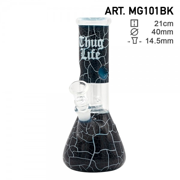 Thug Life | Black Mini Beaker - H:21cm-Ø:40mm-S:14.5mm