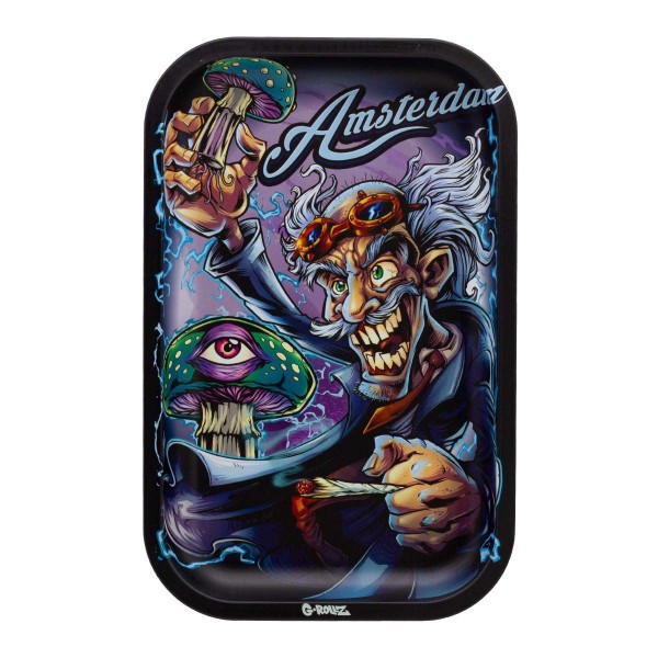 G-Rollz | &#039;Amsterdam Mad Scientist&#039; Medium Tray 17.5 x 27.5 cm