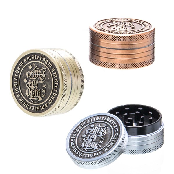 Amsterdam Grinder- 2part- Ø:40mm- 12pcs/box-mixed colors