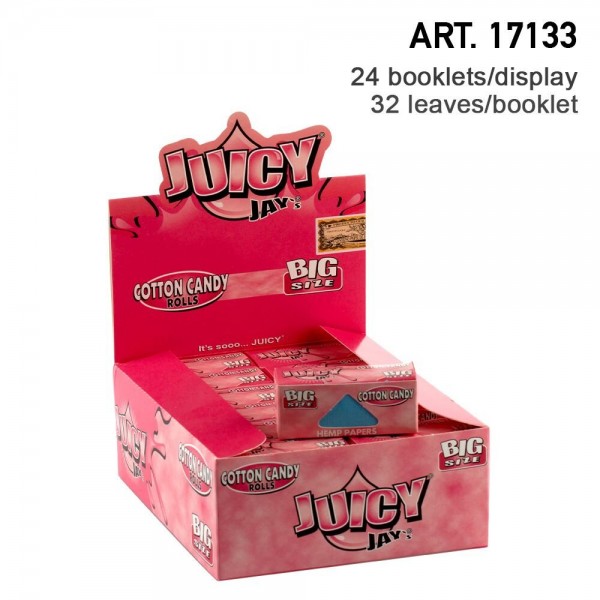 Juicy Jay's | Cotton flavored Roll 5m - 24pcs in a display