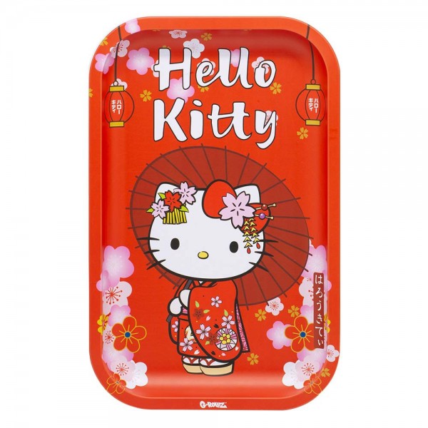 G-Rollz | Hello Kitty(TM) &#039;Red Kimono&#039; Medium Kitchen Tray 17.5 x 27.5 cm