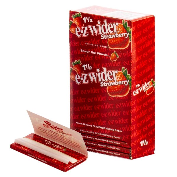 E-Zwider | Strawberry Flavour Papers 1 1/2 Strawberry 32 pcs in one package and 24 pcs in a Booklet/