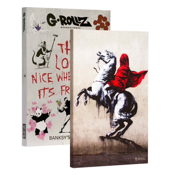 G-Rollz | Banksy&#039;s Graffiti - NAPOLEON Canvas (32x45x2cm)