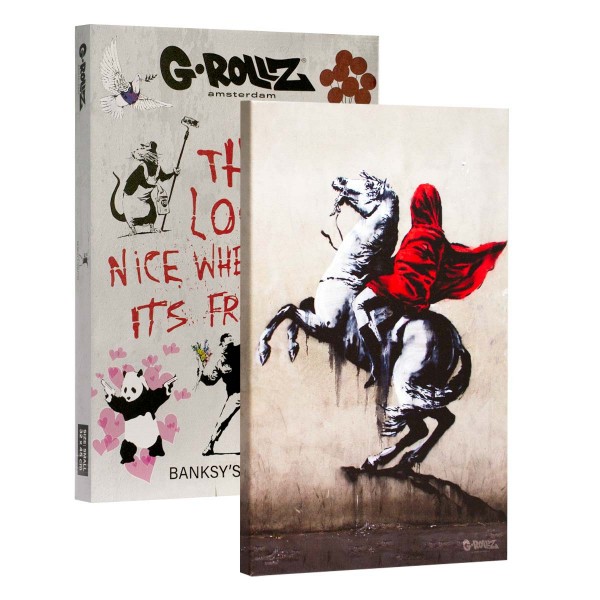 G-Rollz | Graffiti de Banksy - Toile NAPOLEON (32x45x2cm)