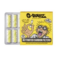 Preview: G-Rollz | Activated Carbon Filters - Ø6mm Yellow - 10 Tips per Pack (24 Packs per Display) Preview: G-Rollz | Activated Carbon Filters - Ø6mm Yellow - 10 Tips per Pack (24 Packs per Display)