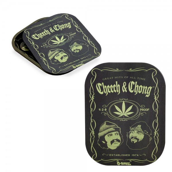 G-ROLLZ | Cheech &amp; Chong(TM) &#039;Greatest Hits&#039; Magnet Cover for Small Tray 18x14 cm