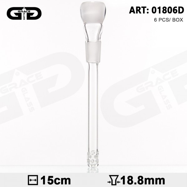 Grace Glass | Diffuser Adapter Chillum- SG:18.8mm- L:15cm- pedido mínimo 6pcs/pack