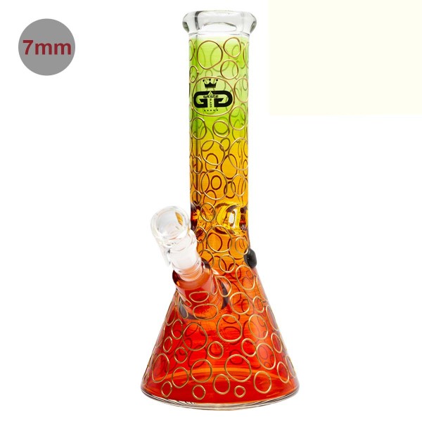 Grace Glass | Rainforest Beaker Series H:32cm and the Ø:50mm - SG:18.8mm - 7mm thickness