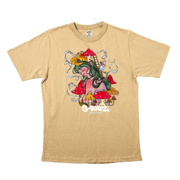 G-Rollz | 'Smokey Shroom' - Beige Tee XXXL