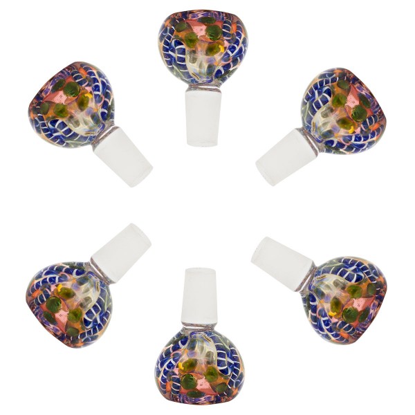 Amsterdam | Oval Bowls - Mixed - SG:14.5mm - 6pcs in display