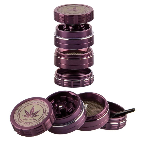 Grace Glass Amsterdam | Grinder- 4part- Ø:40mm- 12pcs/box