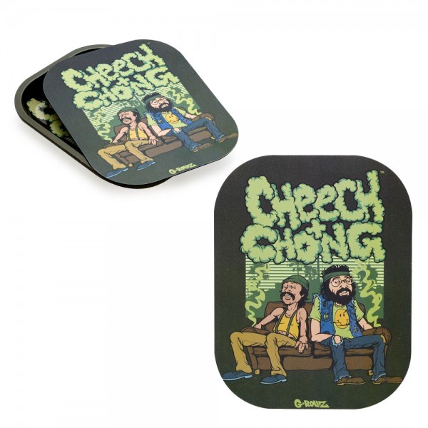 G-Rollz | Cheech & Chong 'In da Chair' Magnet Cover for Small Tray 18x14 cm