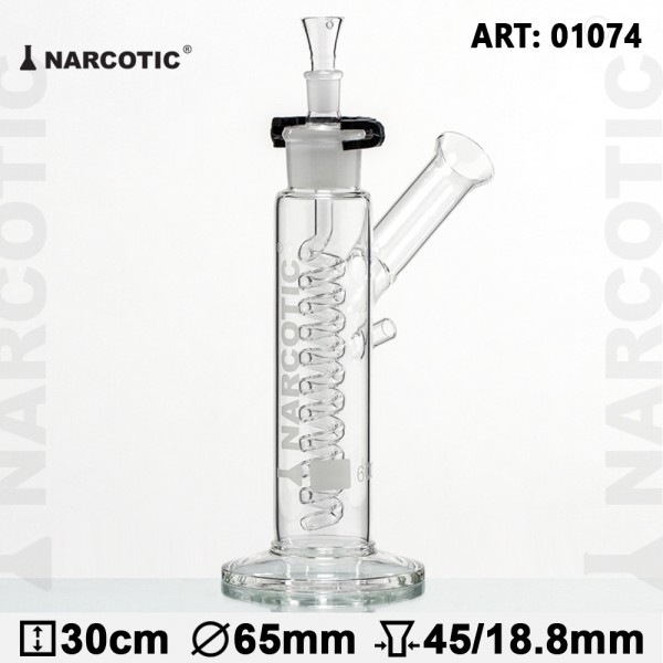 Narcotic | Glass Bong - H:30cm- Ø:65mm- SG:18.8mm