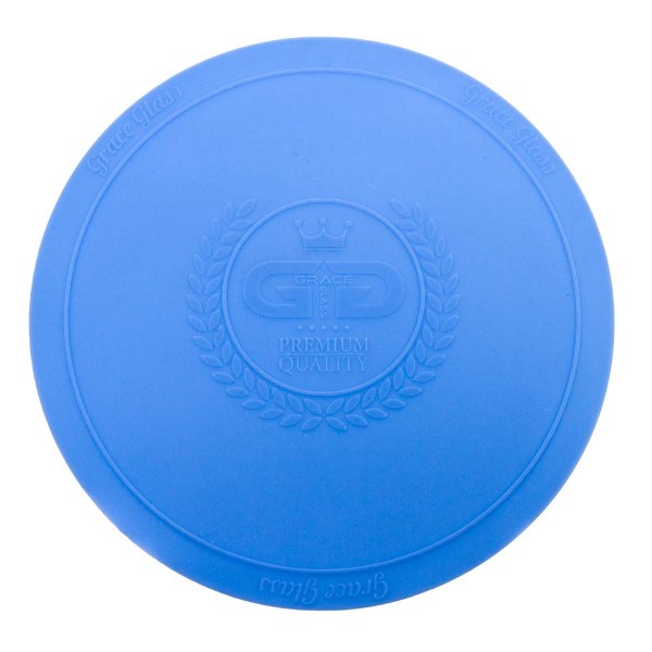 DUD Shisha | Large silicon Pad - Underlay for Shishas- BLUE- Ø:250mm-single piece