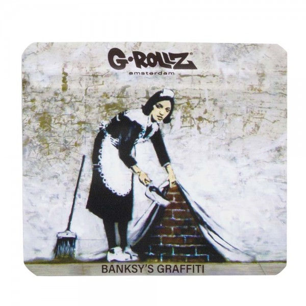 G-Rollz | Banksy's Graffiti 'Camden Maid' 90x80 mm smellproof bag - 10pcs in Display