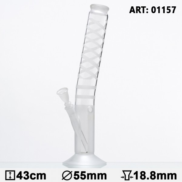 Sand Hangover Glass Bong - H:43cm - Ø:55mm - Socket:18.8mm