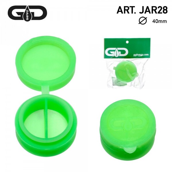 Grace Glass | Dabs Silicon Jar- Green- Ø:40mm