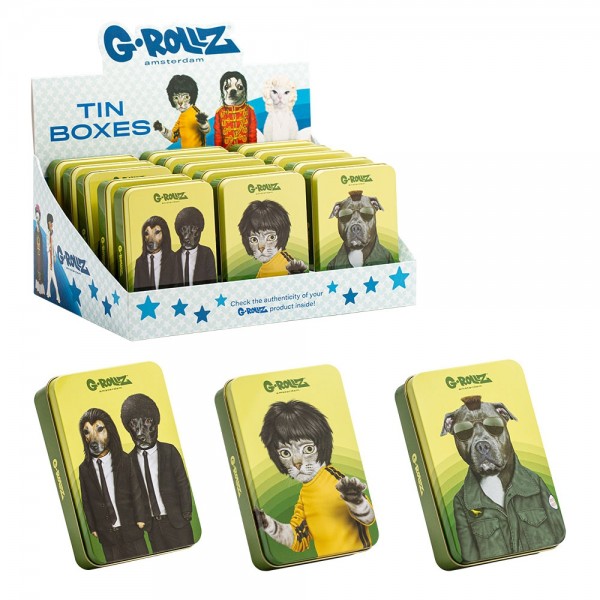 G-Rollz | Pets Rock Large Storage Boxes 15pcs in Display - 13.5x8.5x3 cm