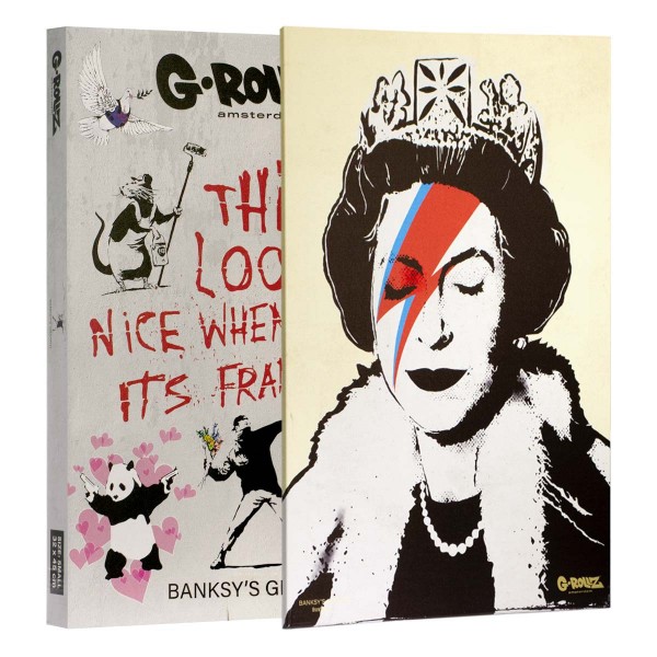 G-Rollz | Graffiti de Banksy - Toile LIZZIE STARDUST (64x90x3cm)