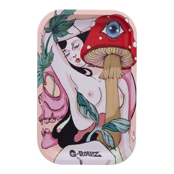 G-Rollz | &#039;Mushroom Lover&#039; Medium Tray 17.5 x 27.5cm