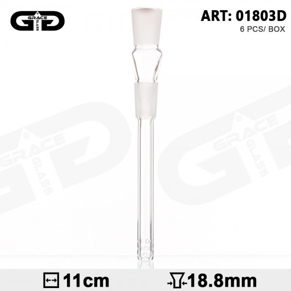 Diffuser Chillum - SG:18.8mm - L:11cm - minimum order 6pcs/pack