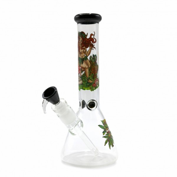 Vondel Nymph - Beaker Bong White H:26cm - Ø:40mm - SG:18.8mm