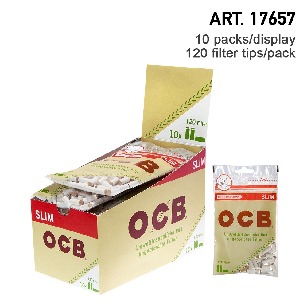 10  x OCB Organic Hemp Rolls Organic hemp Slim ungebleicht rolling paper 4m 