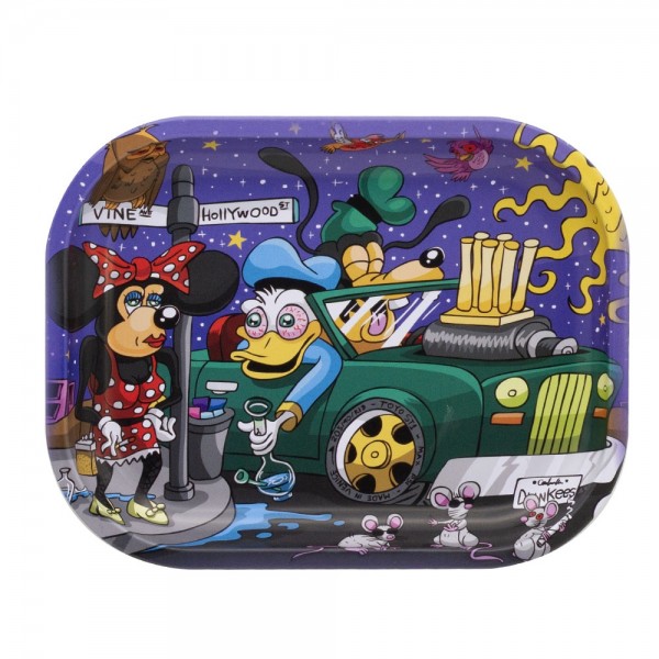 Dunkees | Tin Tray Small - Old Hollywood Rolling Tray 14 x 18cm