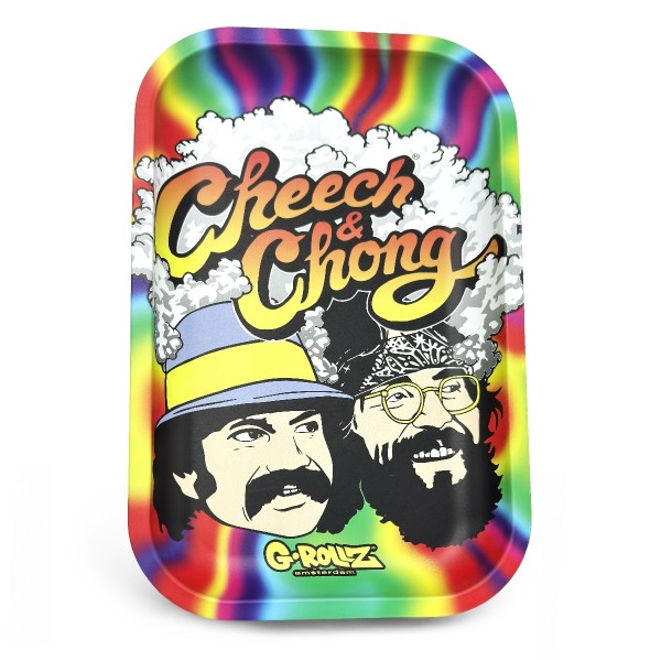 G-Rollz | Cheech &amp; Chong 'Trippy' Medium Tray 17.5 x 27.5cm