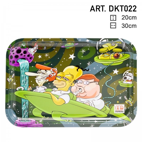 Dunkees | Dads Night Out Big Rolling Tray 20 x 30cm
