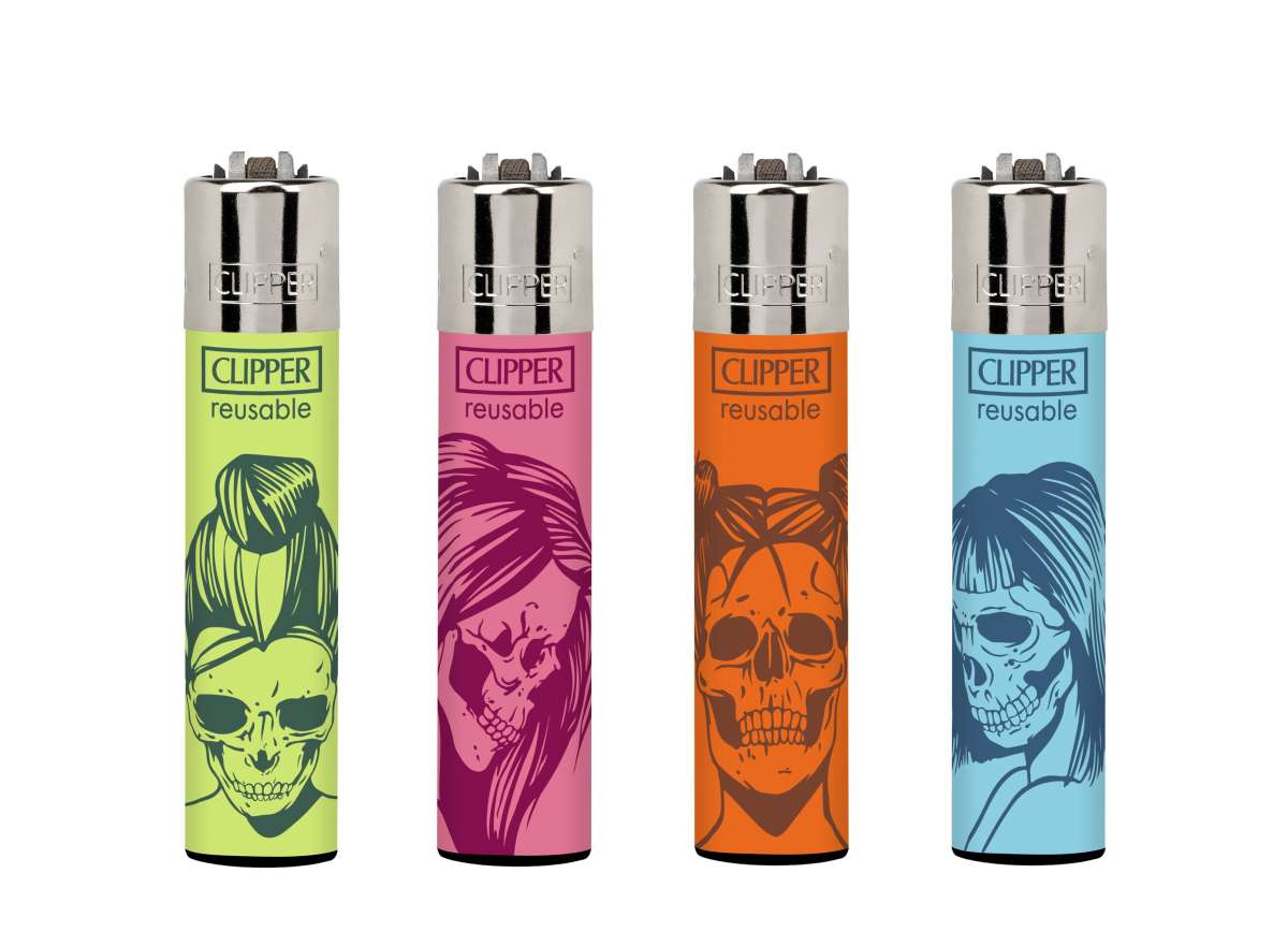 Clipper Native Totem 2 refillable lighters with mixed designs 48pcs in display Lighters