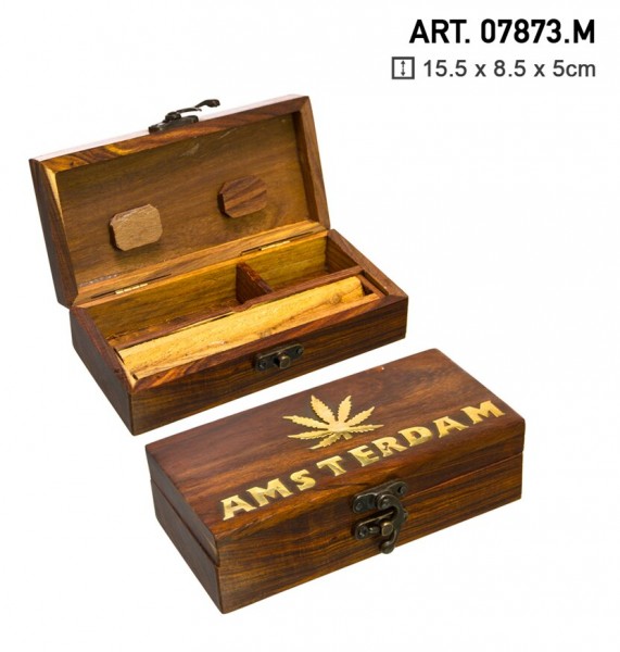 Medium Wooden Amsterdam Box-15cm x 8cm