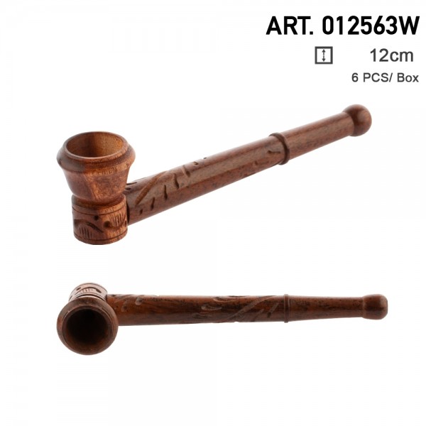 Amsterdam | Rose Wooden Pipe 12 cm - 6 pcs in box