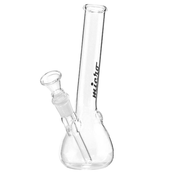 Micro | Hangover Bong en verre - H:16cm - Ø:22mm - Socket:12mm