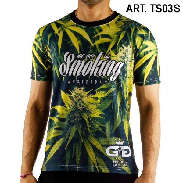 Grace Glass | Leaf T-Shirt SIZE-S
