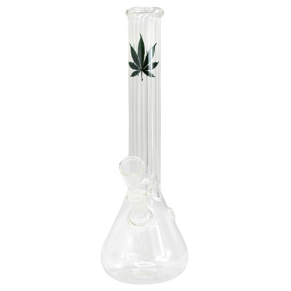 Amsterdam | Becher Bong Blatt H:39cm - Ø:40mm - SG:14.5mm