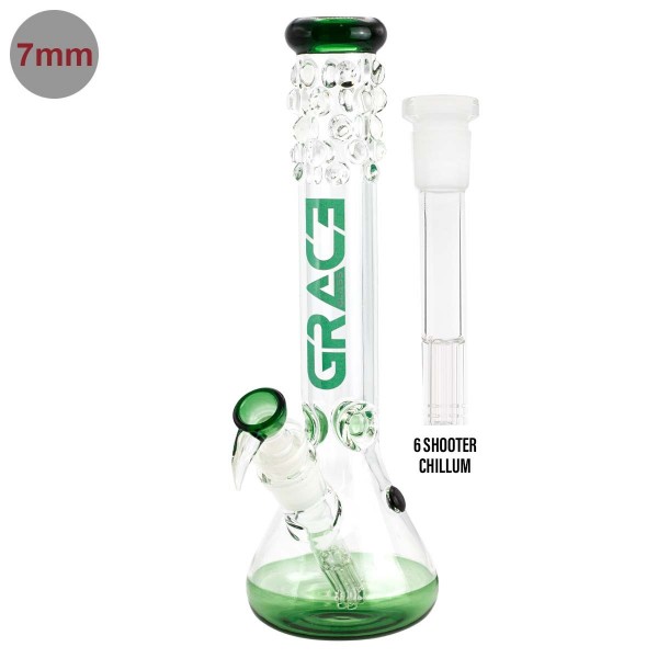 Grace Glass | Pearl Glass Green - H:40cm - ?:50mm - SG:29.2mm