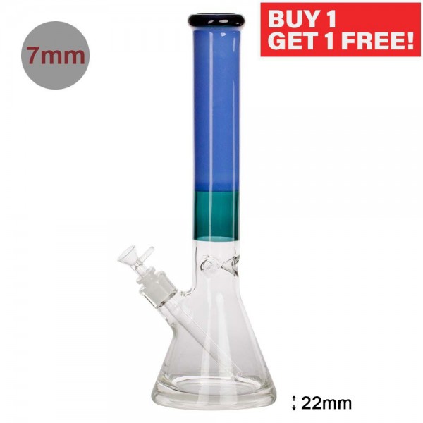 Amsterdam | Limited Edition Heavy Beaker Series - H:40cm - Ø:50mm SG:18.8mm - 7mm thickness